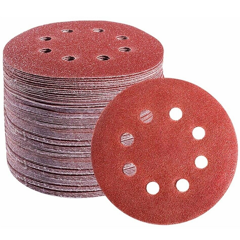 pl115567741 sandpaper aluminum oxide hook loop sanding discs 6inch 15 17 holes