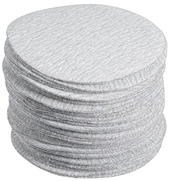 pl115948605 5inch sanding discs sandpaper white aluminum oxide hook and loop wood polishing